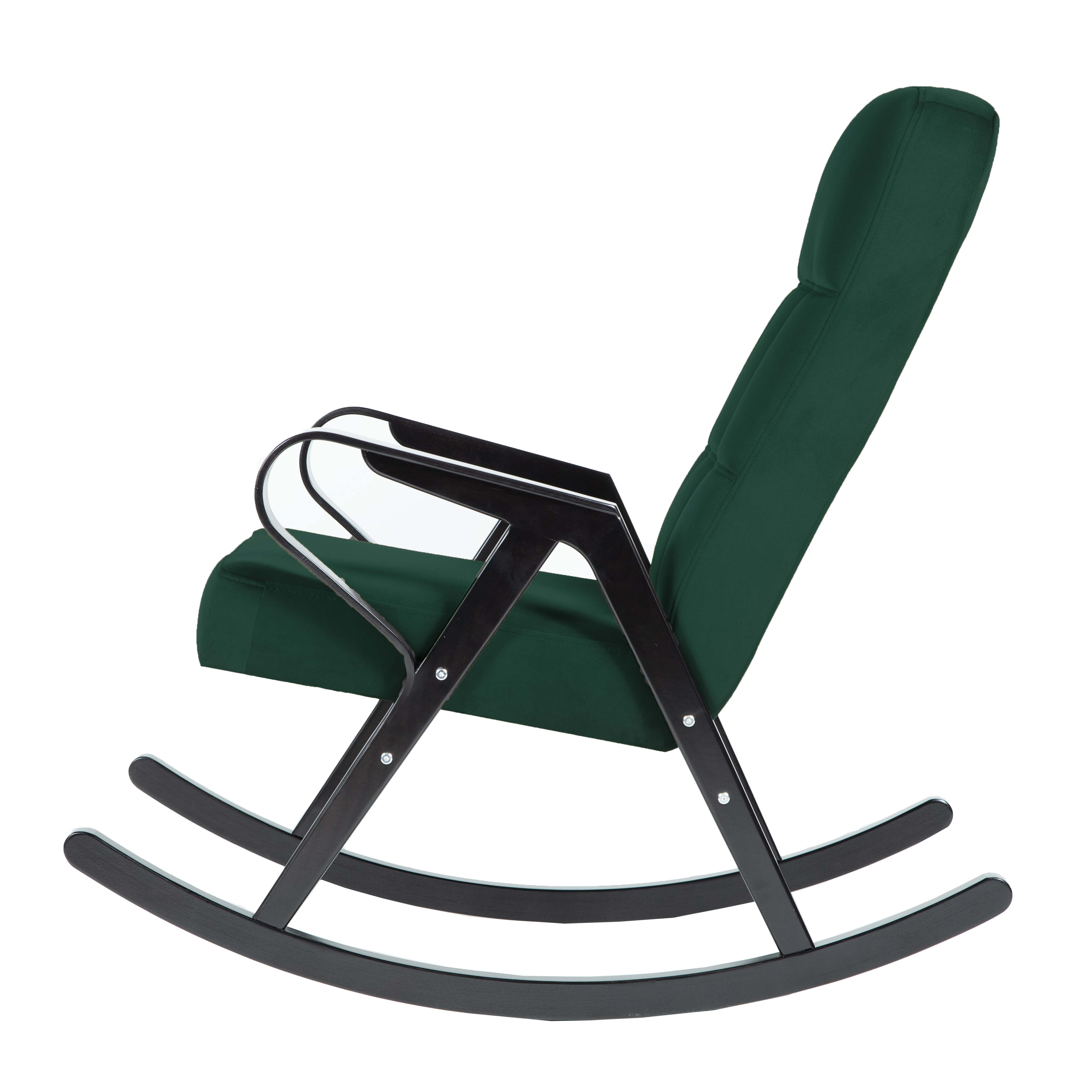 кресло-качалка Форест  Фреш 25 зелёный каркас  Чёрный
