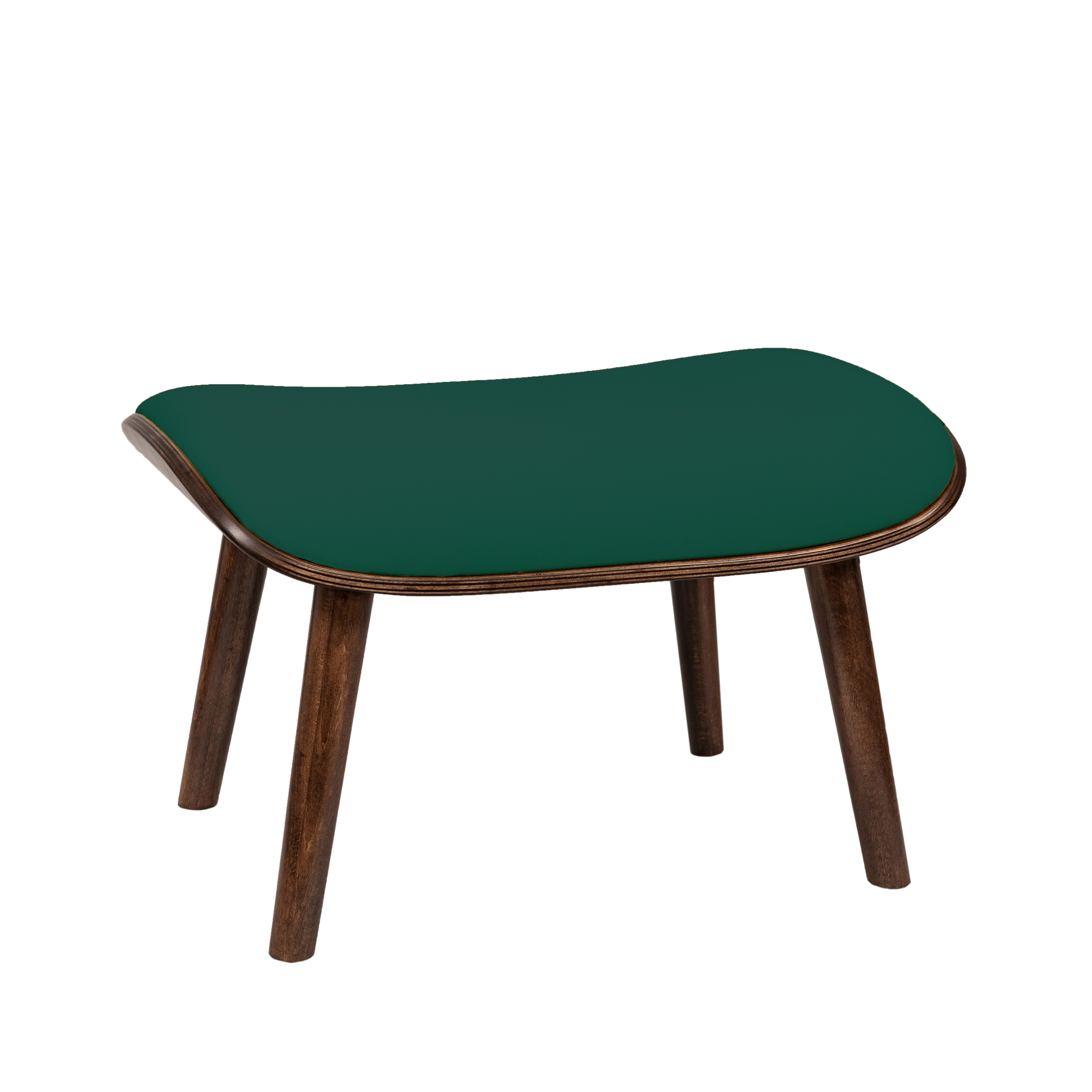  Пуф Конвена  Фреш 25 зелёный каркас  Орех