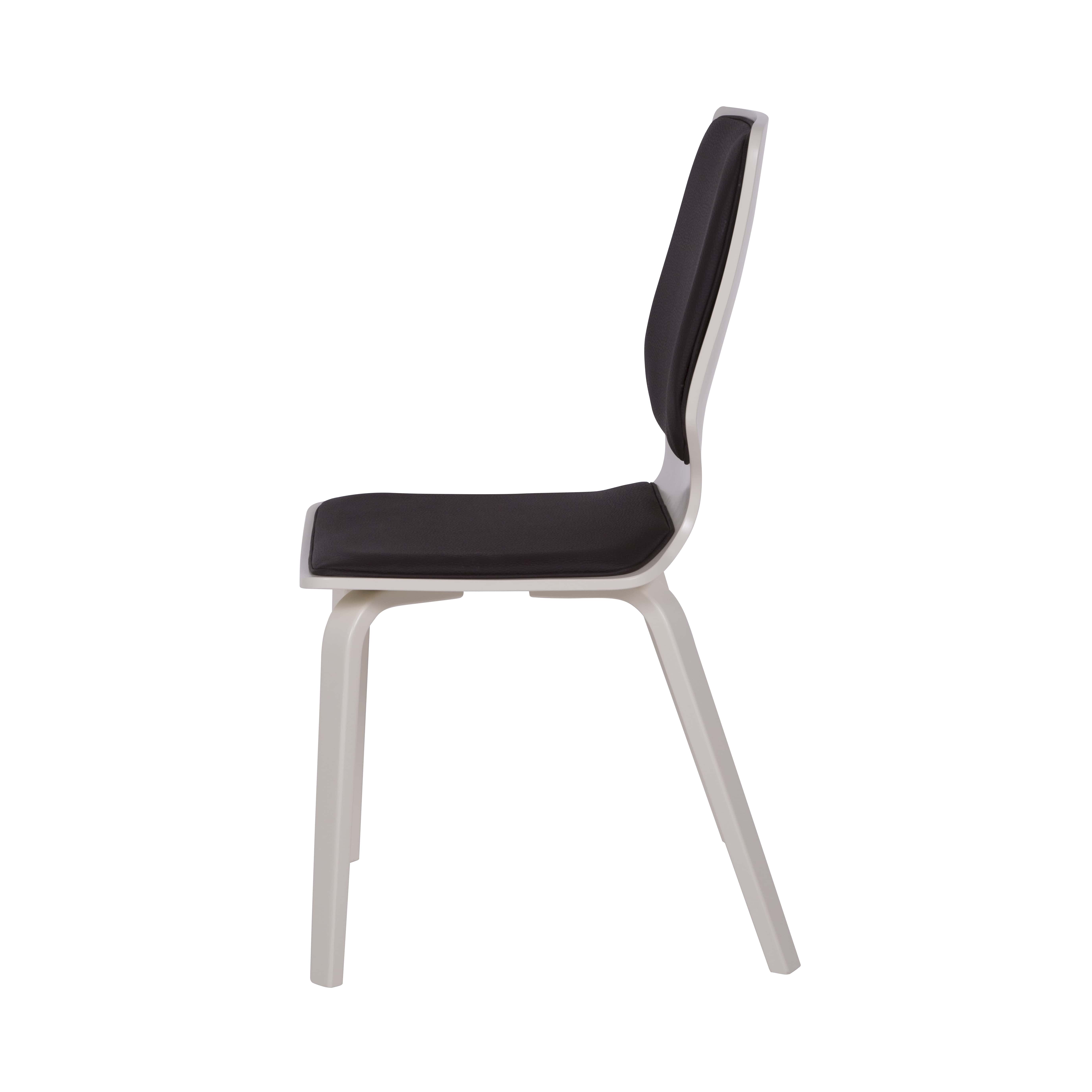 стул Бертран  Экокожа шоколад каркас  Бежевый