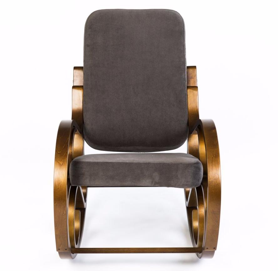 кресло-качалка Луиза  Грей браун каркас  Вишня