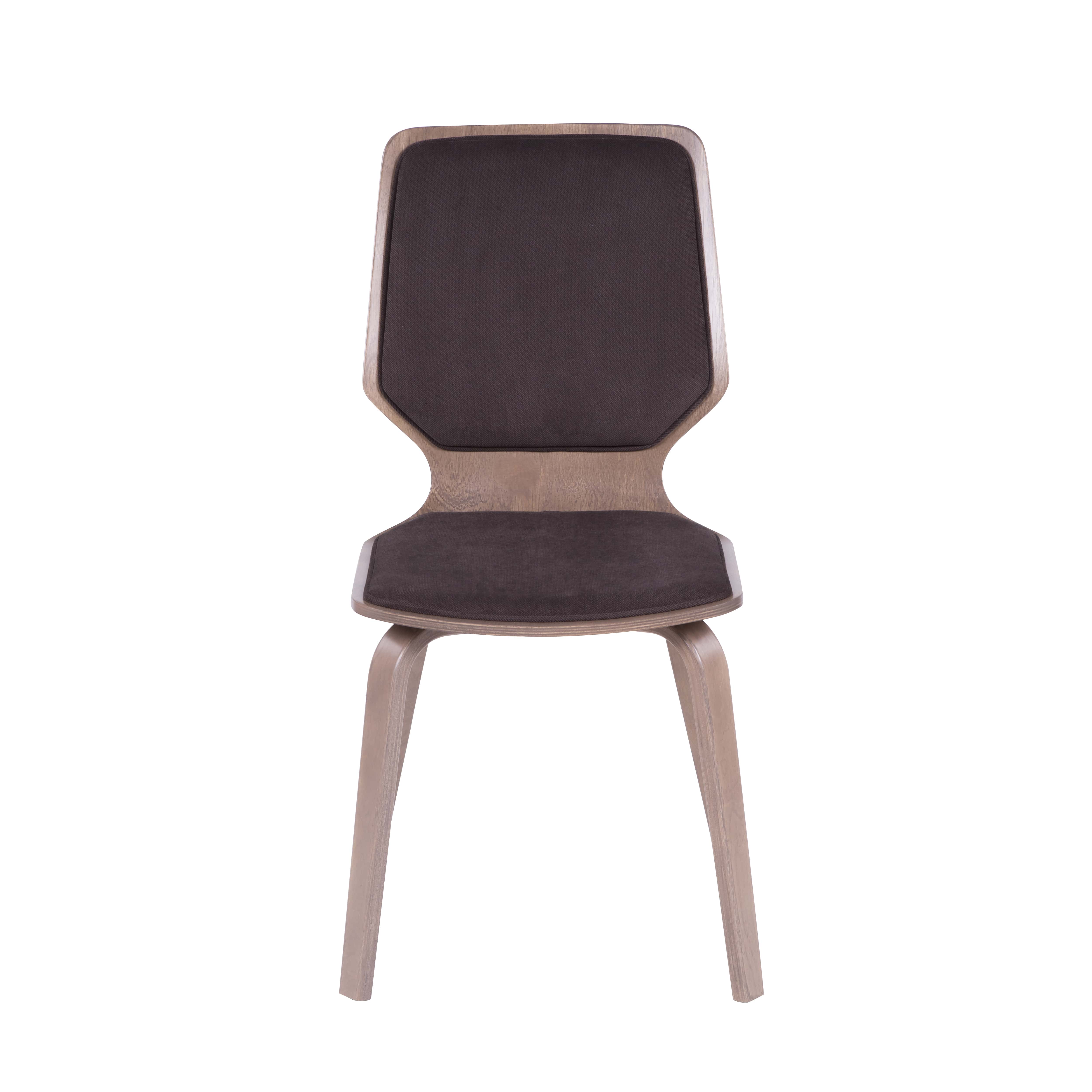 стул Бертран  Грей браун каркас  Шимо