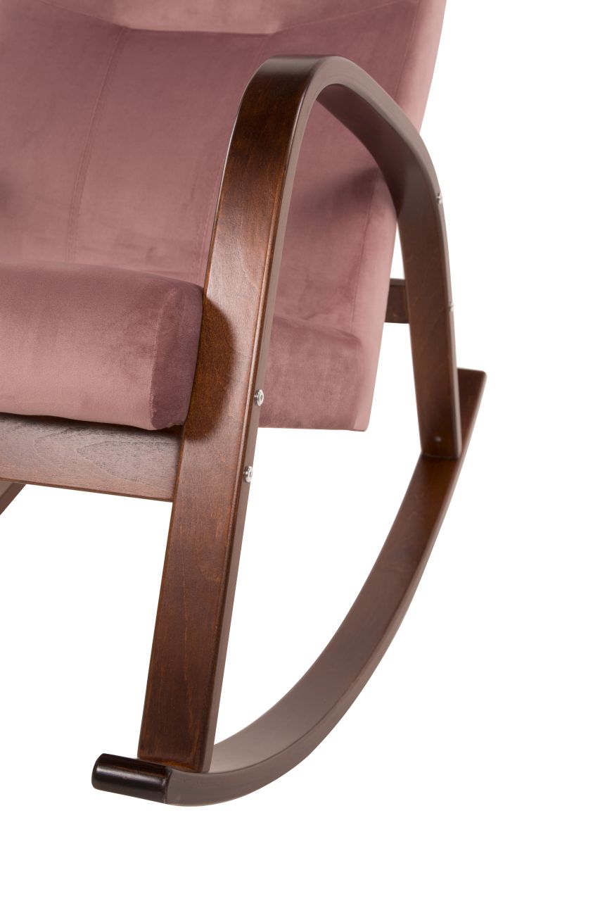 кресло-качалка Ирса  Пудровый каркас  Вишня