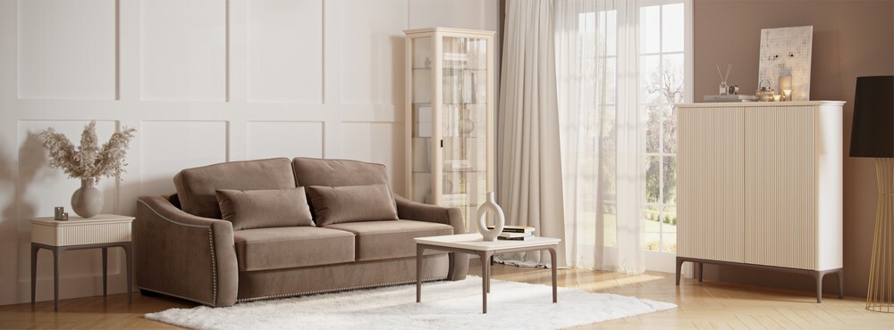 Витрина стеклянная малая L 