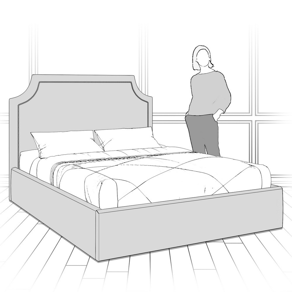 Кровать с подъемным механизмом K09-1600-G-B05