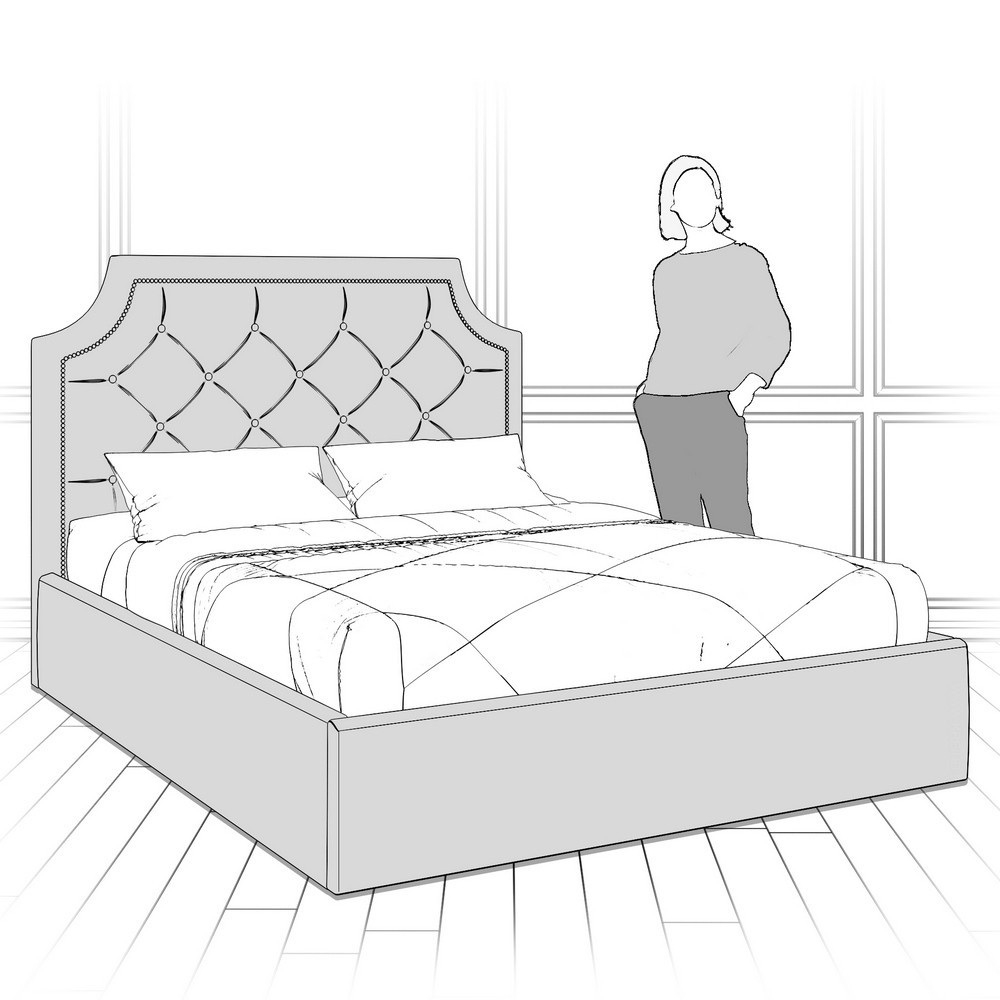 Кровать с подъемным механизмом K09Y-1400-G-B05