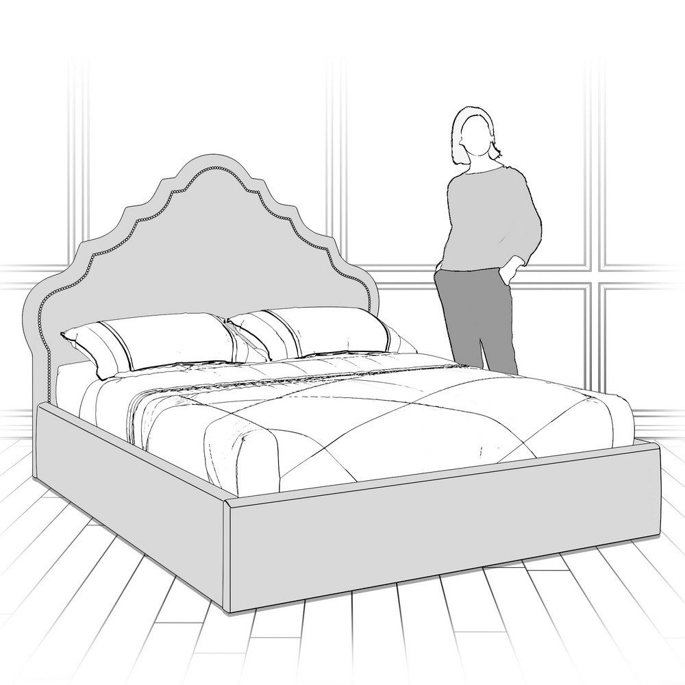 Кровать с подъемным механизмом K08-1600-N-B13