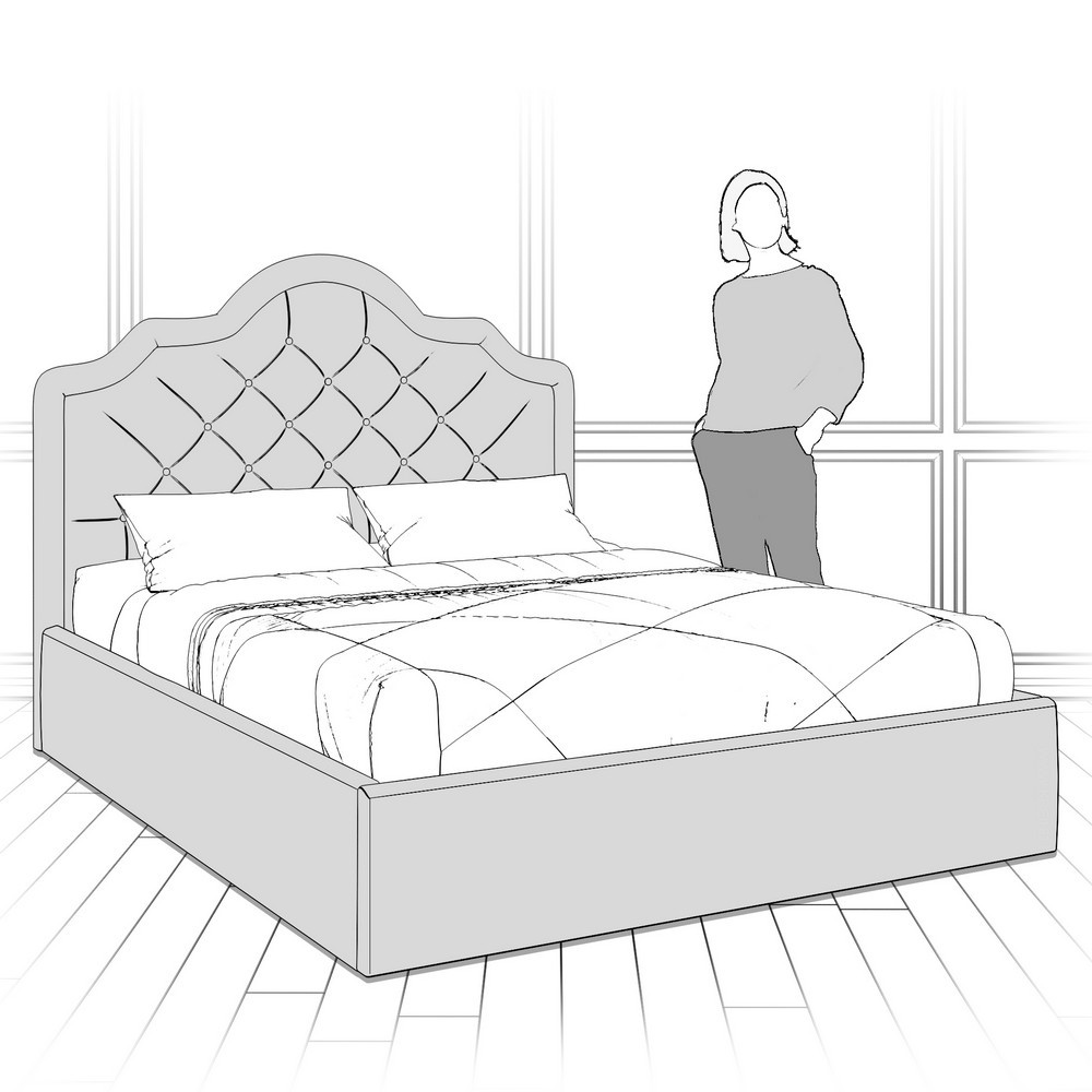 Кровать с подъемным механизмом K05Y-1600-B13