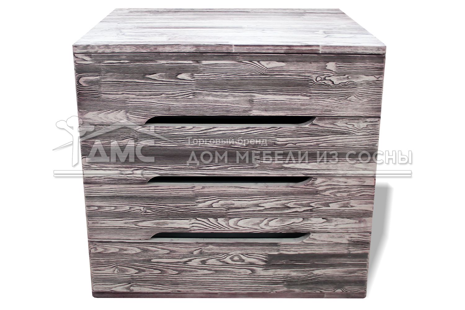 Комод с 4 ящиками массив сосны Веста