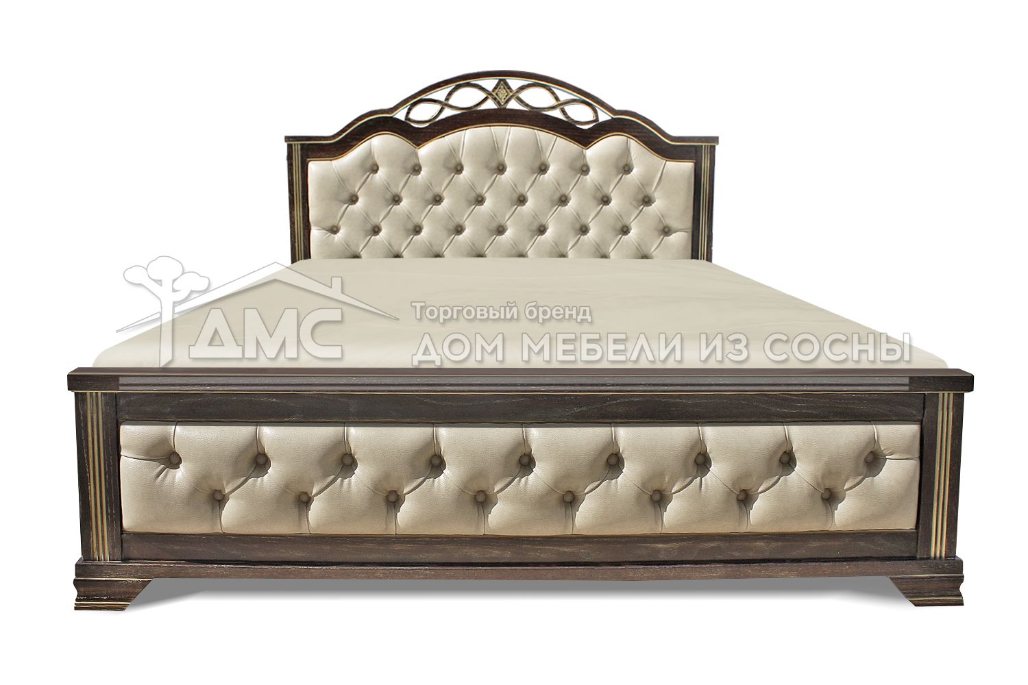 Кровать Камила с мягкой спинкой 1200х2000