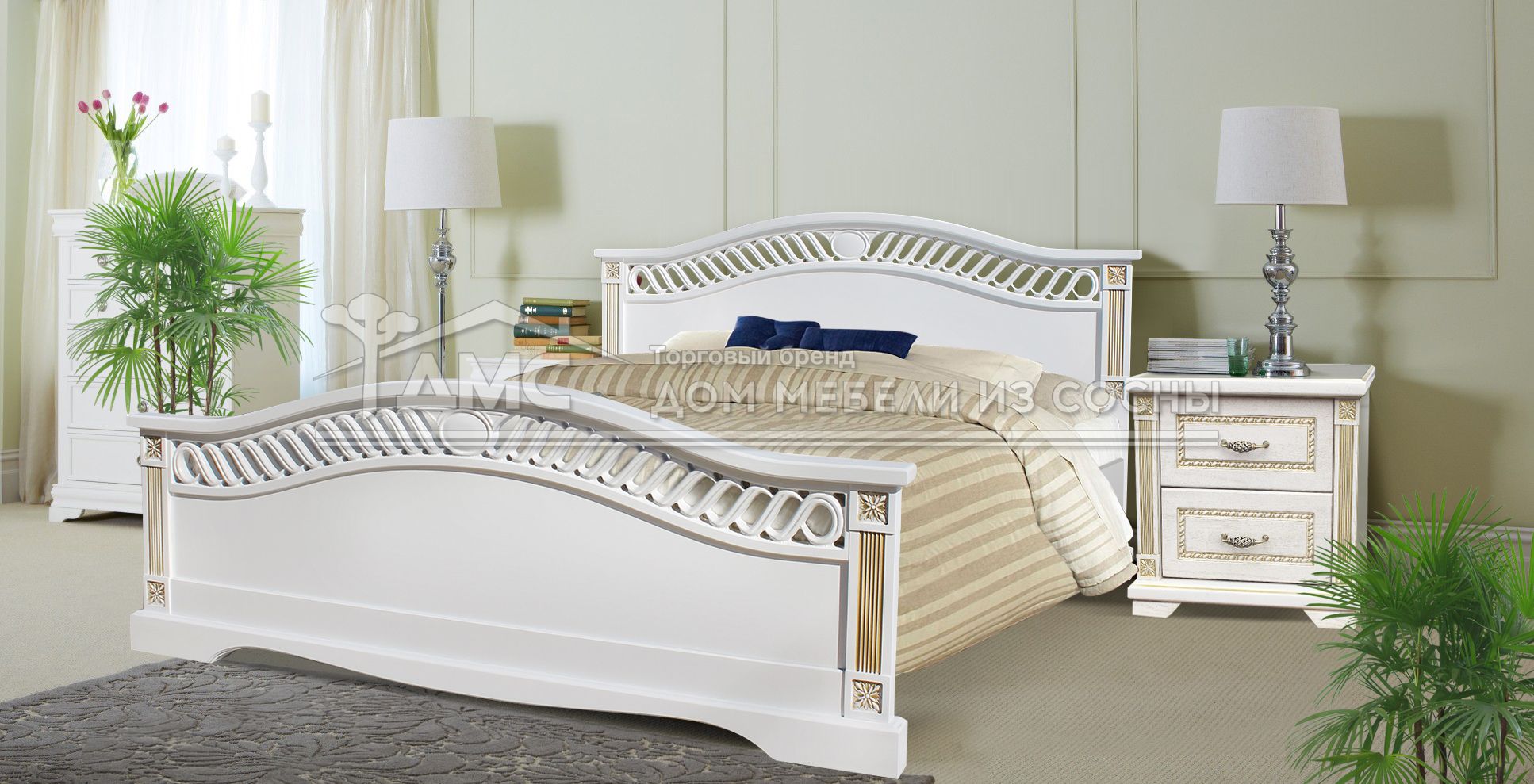 Кровать Милена 1800х2000