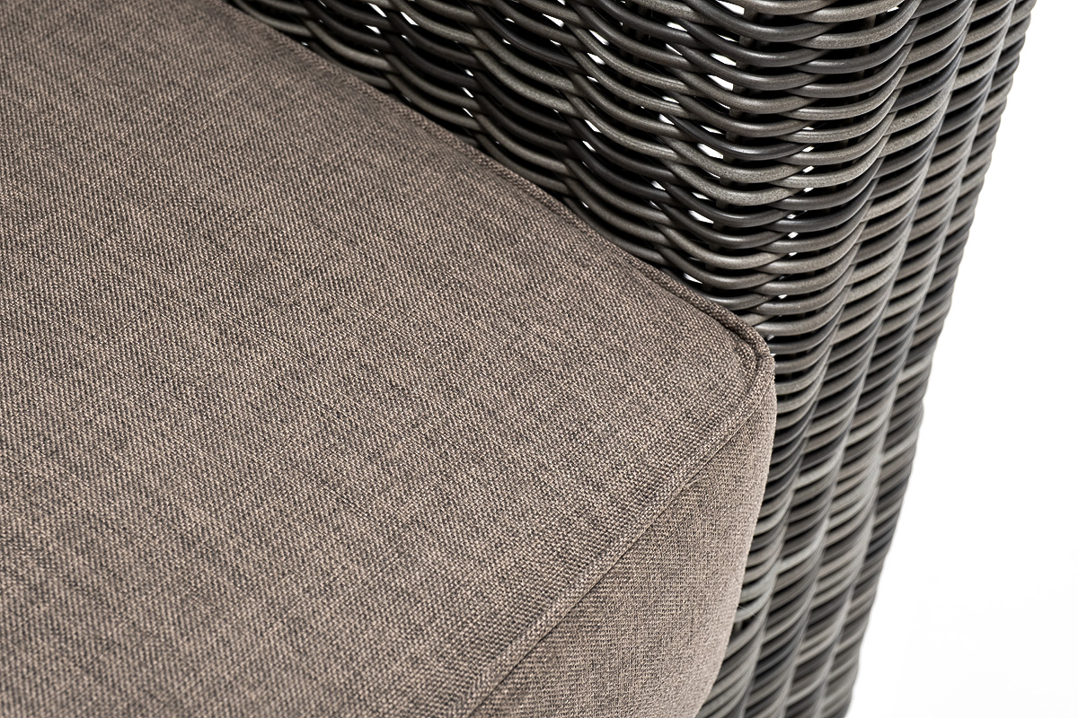 "Боналли" кресло из искусственного ротанга, цвет графит