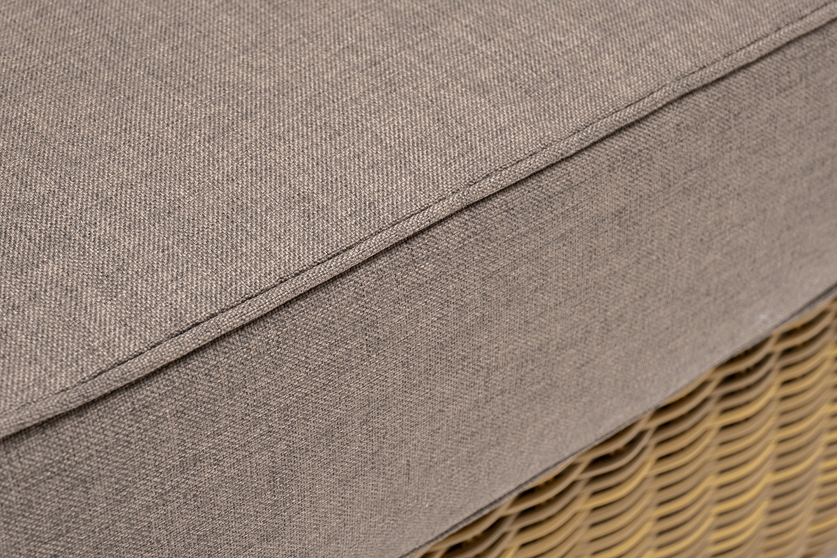 "Боналли" кресло из искусственного ротанга, цвет соломенный