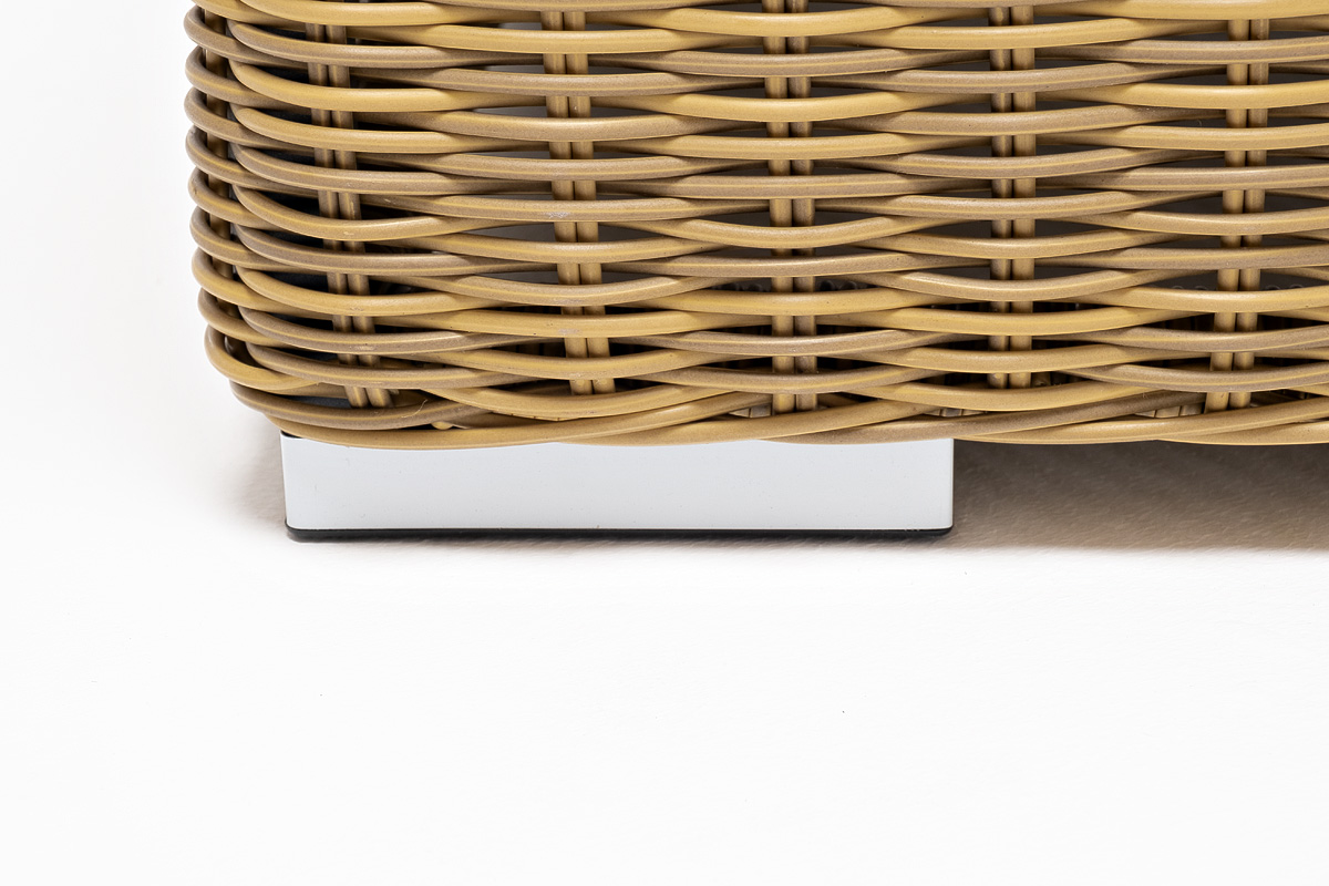 "Боналли" лаунж-зона из искусственного ротанга, цвет соломенный 