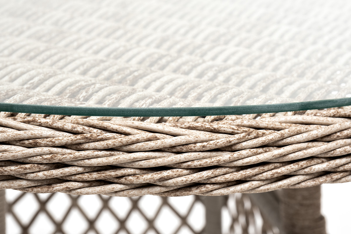 "Эспреззо–80 L" обеденная группа плетеная, цвет бежевый