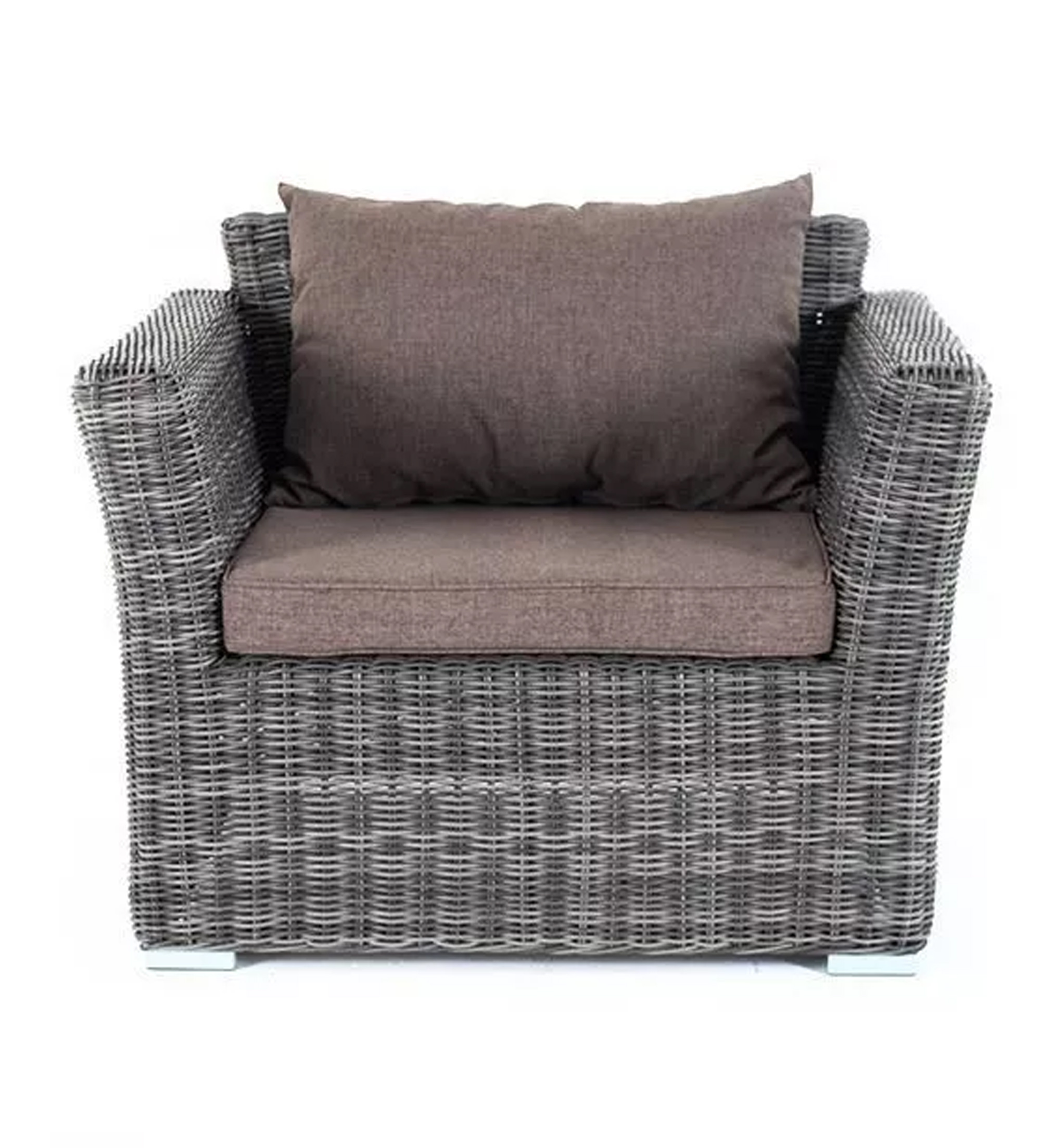 "Капуто" кресло из искусственного ротанга, цвет графит