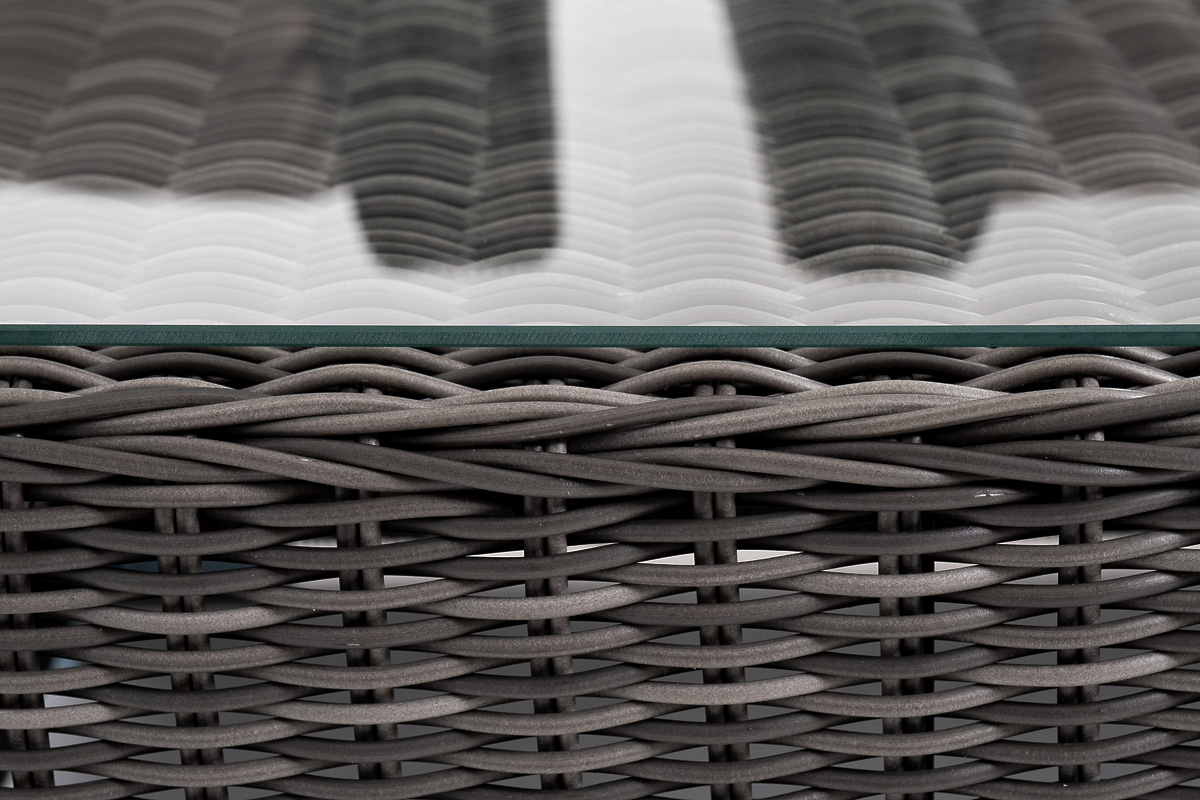 "Капуто" лаунж-зона из искусственного ротанга, цвет графит