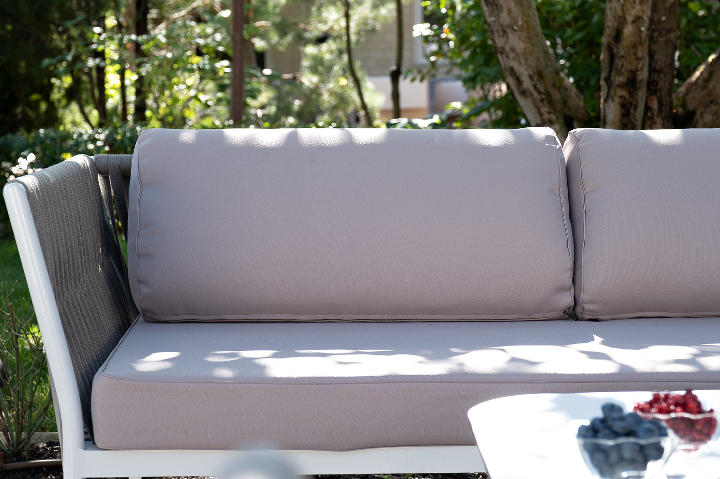 "Калабрия" модульная лаунж-зона из роупа (веревки), каркас из алюминия