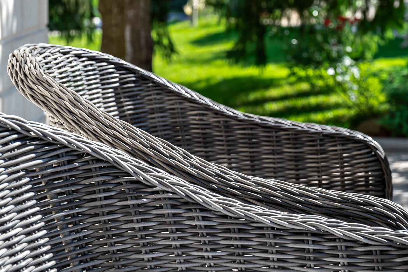 "Равенс" плетеное кресло из искусственного ротанга, цвет графит