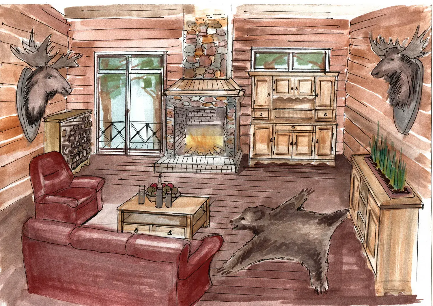 Гостиная Прованс