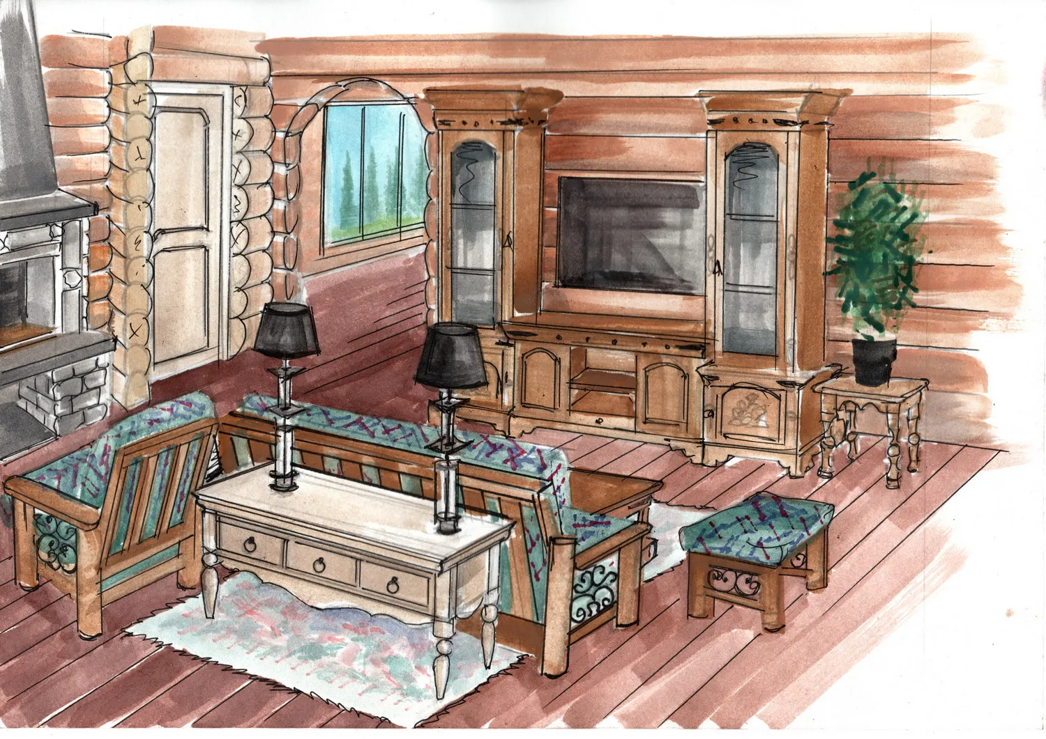 Гостиная Викинг