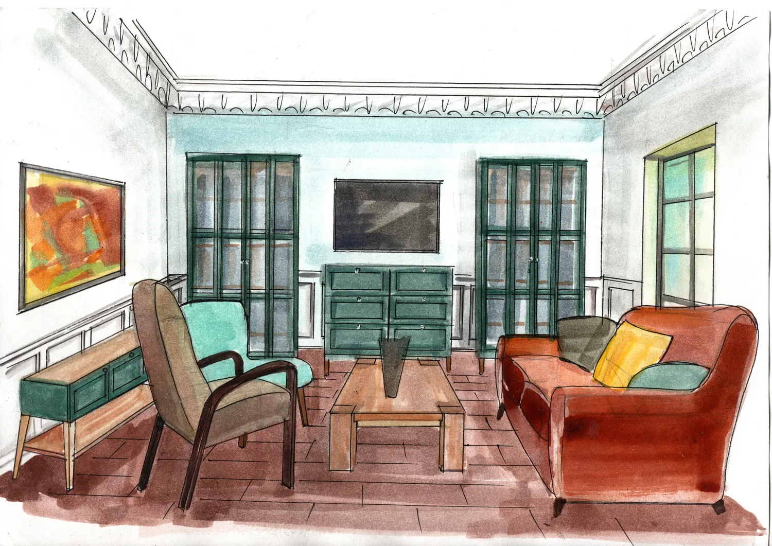 Гостиная Андерсен