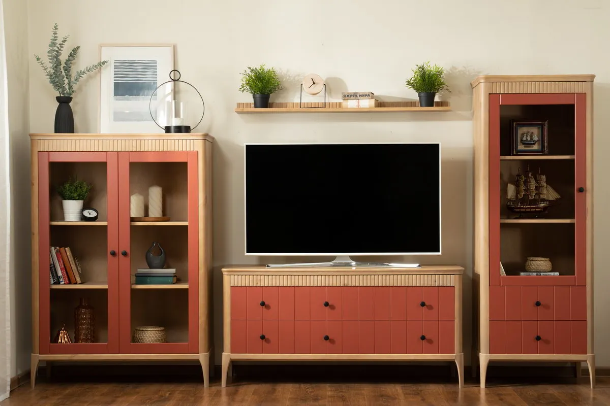 Тумба ТВ массив сосны Грета №4-140