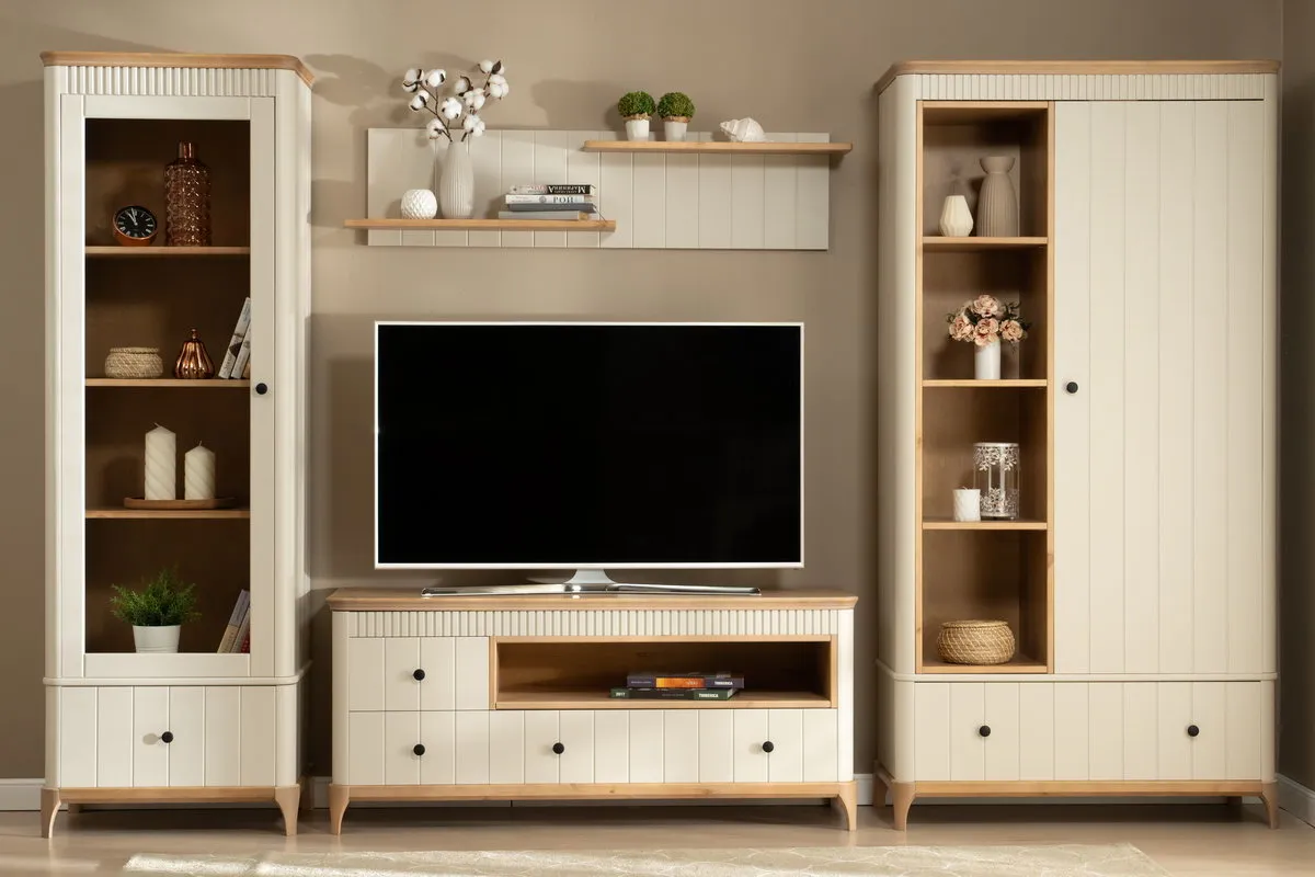 Шкаф с ящиками и полками 1-ств Грета №8-140